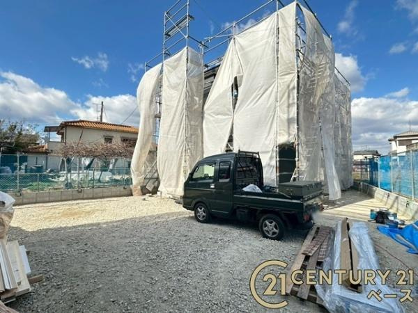 リーブルガーデン上牧 ２号棟 ／新築一戸建の前面道路含む現地写真|■現地撮影写真■コンビニが徒歩圏内に近接しています。