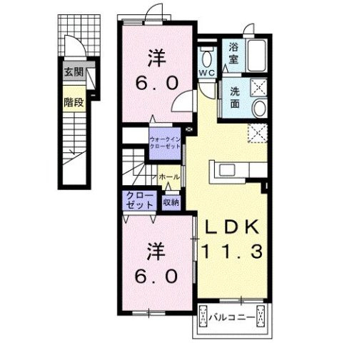 【間取り】 | ニューライズ和Ｃ
