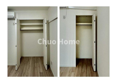 【収納】 | 北砂四丁目住宅 | 居室にはクローゼットを完備し、自由度の高い家具の配置が叶うシンプルな空間です。お子様の成長と必要になる子供部屋を与えるにはぴったりの間取りですね。