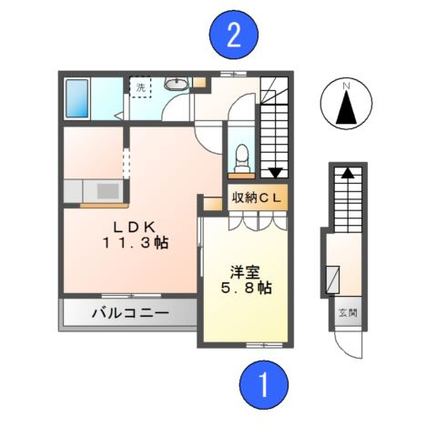 Casa Pastoraleの間取り