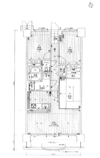 【間取り】 | サントノーレ北御座