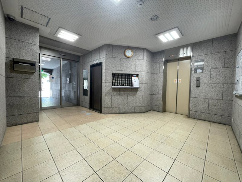 藤和阿波座コープのロビー|清潔なロビーです