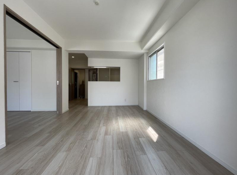 藤和阿波座コープの居間・リビング|使いやすい居間です