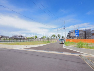 【その他】 | 奈良市押熊町の新築一戸建 全５区画 | 現地写真（建物の建築工事を開始する前に撮影したものです）※現地に係員は常駐しておりません。