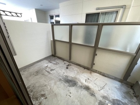 ゴッドマンションのバルコニー