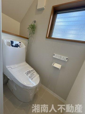 平塚市めぐみが丘２丁目　戸建のトイレ|シンプルで使いやすいトイレです