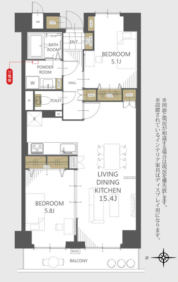 【間取り】 | パシフィックパレス大手町 6階