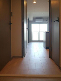 エスリードレジデンス梅田クラスシティの玄関