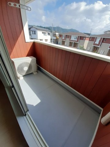 ルシール　名東Ａのバルコニー|落ち着いた時間を過ごせるバルコニーです