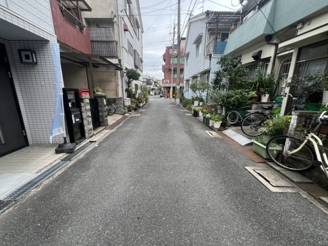 門真市岸和田3丁目中古戸建　の前面道路含む現地写真|前面道路含む現地写真です