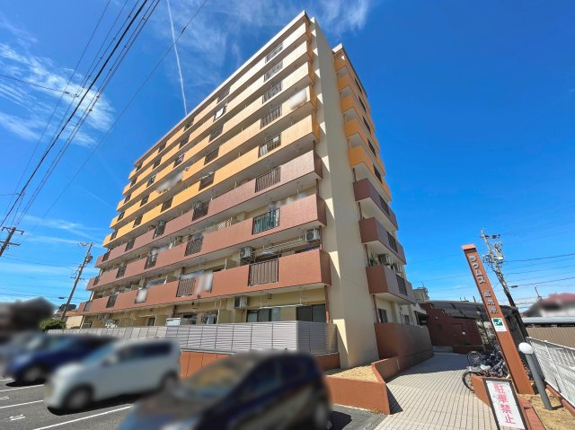 【外観】 | ラウムズ富洲原 | 最上階の９階にて日当り・景観良好