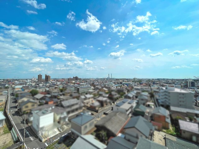 【展望】 | ラウムズ富洲原 | バルコニーからの景観