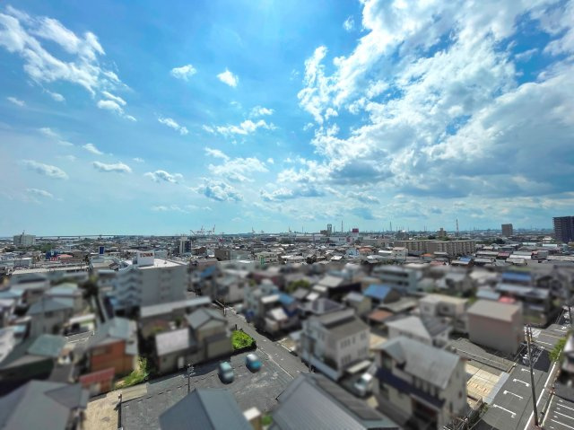 【展望】 | ラウムズ富洲原 | バルコニーからの景観