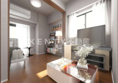 【居間・リビング】 | アルティザ五反田 | ゆったりとしたリビングです