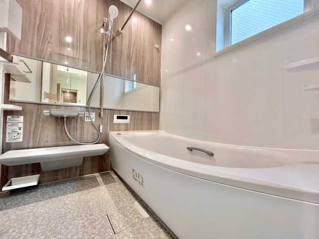 世田谷区瀬田5丁目　新築戸建　残2棟の浴室|現地写真(2025.10.03撮影)