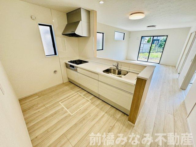 前橋市日吉町4丁目2期　限定1棟　ずっとプラス　新築建売のキッチン|キッチンです
