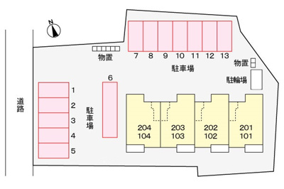 【区画図】 | エクセレント大池Ⅲ