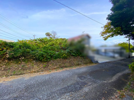 【前面道路含む現地写真】 | 大室高原別荘地　売地