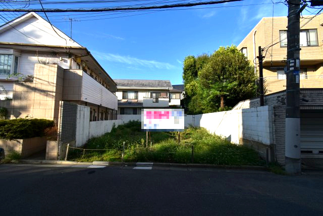 高井戸東3丁目・売地の前面道路含む現地写真