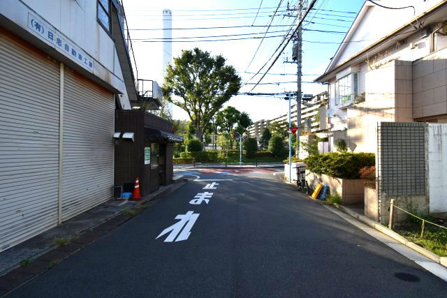 高井戸東3丁目・売地の前面道路含む現地写真