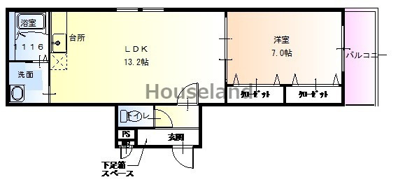 グランシエルオオタの間取り