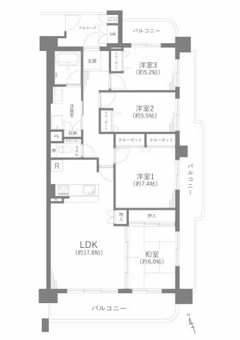 リビオ上名和B棟