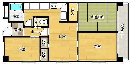 【間取り】 | ファースト柏里