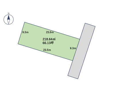 【土地図】 | 福井市福２丁目　分譲地3