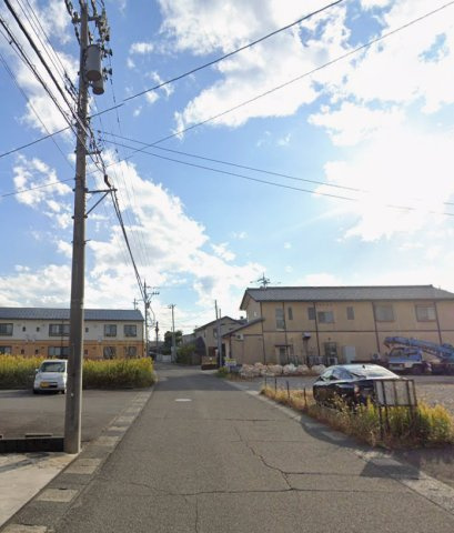 福井市福２丁目　分譲地3の前面道路含む現地写真