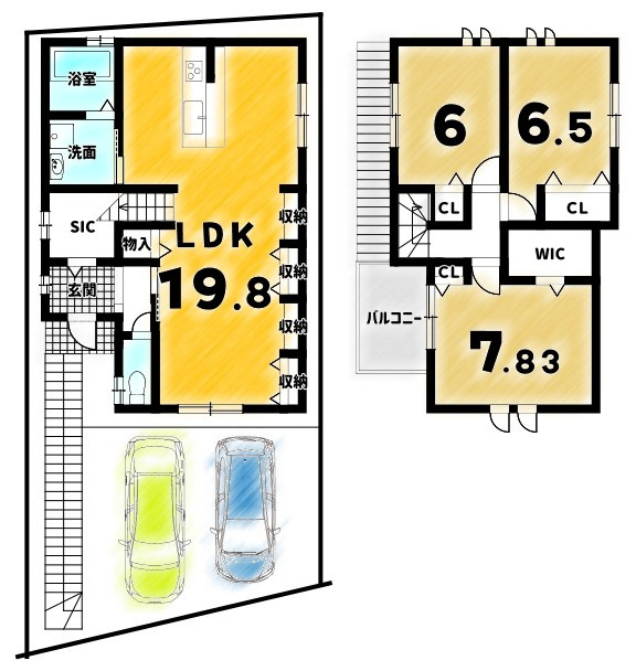 桃山町遠山の間取り
