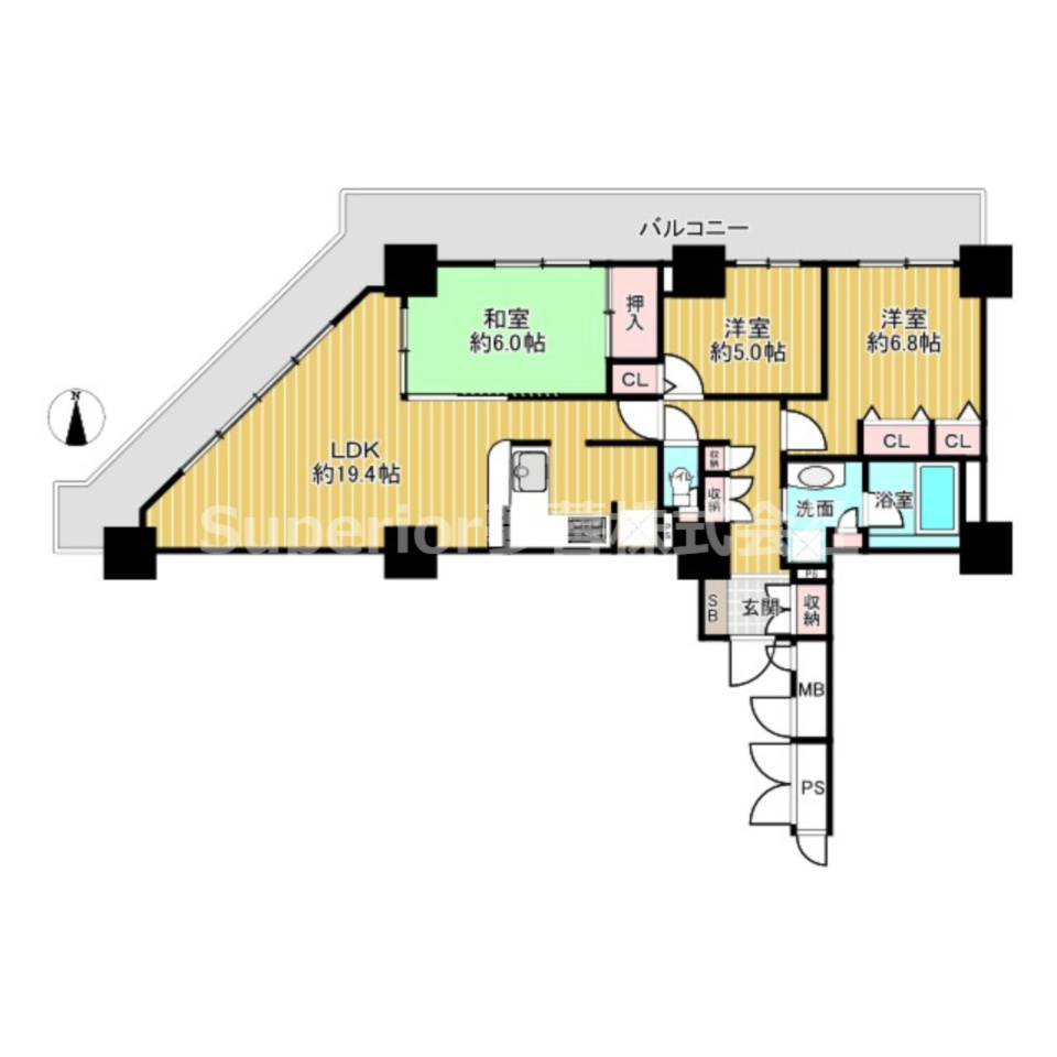 【中古マンション】ファーストタワー大津MARY