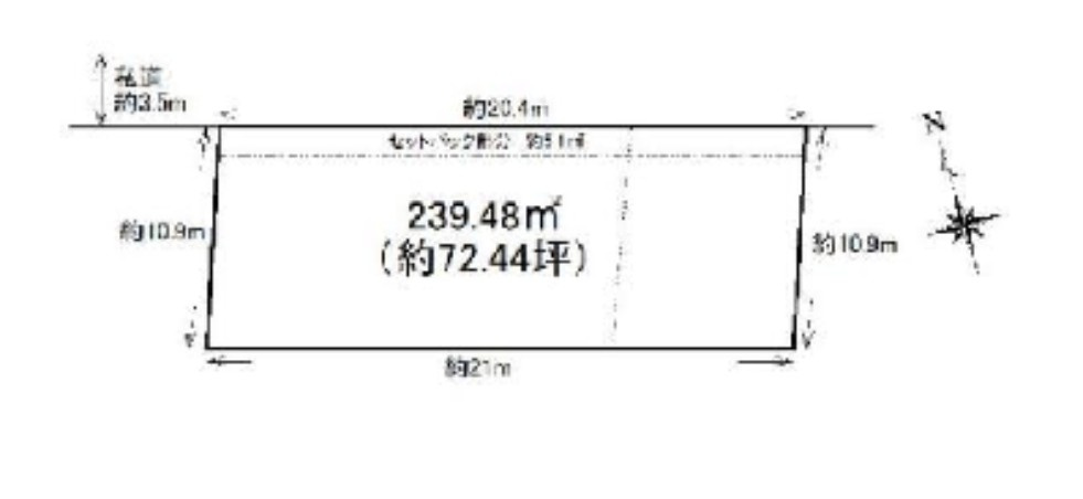 売地　小山市大行寺　
