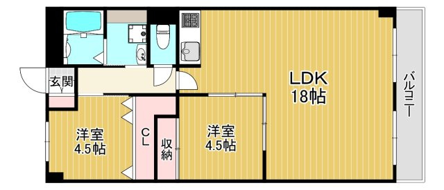 【間取り】 | ファミール守口