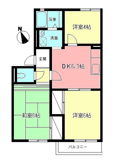 エスポワール鎌倉の間取り