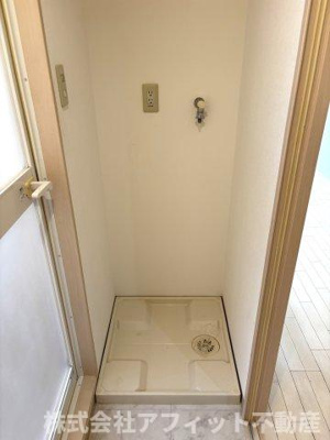 【その他】 | フラットリア笠岡 | 室内洗濯機置場