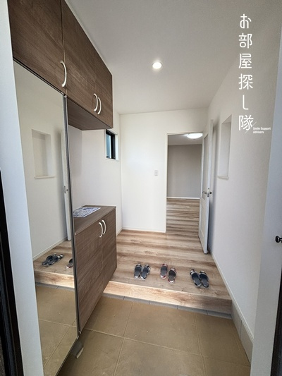 三潴郡大木町大字横溝の新築一戸建の玄関