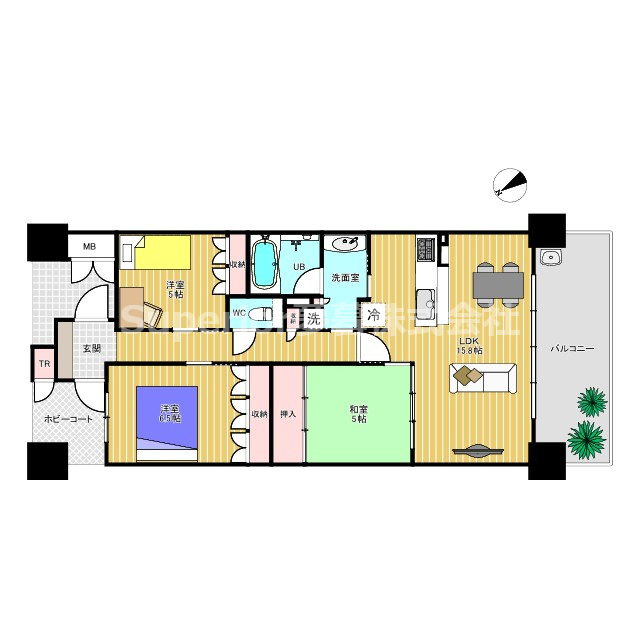 大津市茶が崎の中古マンション