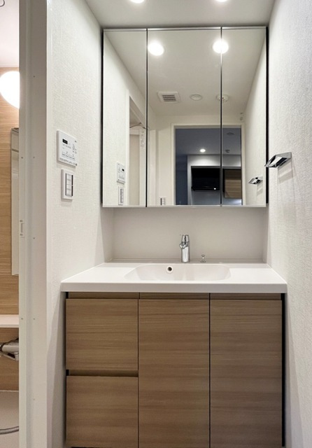 パークアクシス菊川ステーションイーストの洗面所|※写真は同タイプ住戸です。