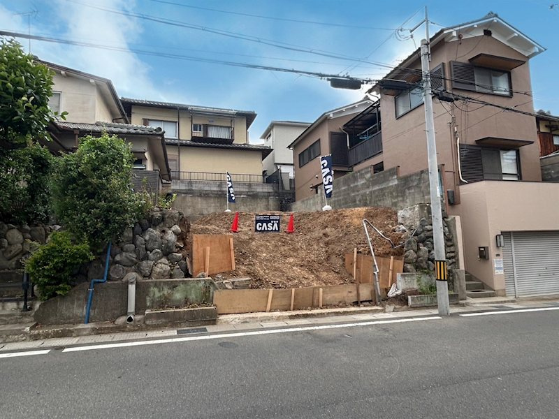 寺戸町中野　建築条件無土地の外観