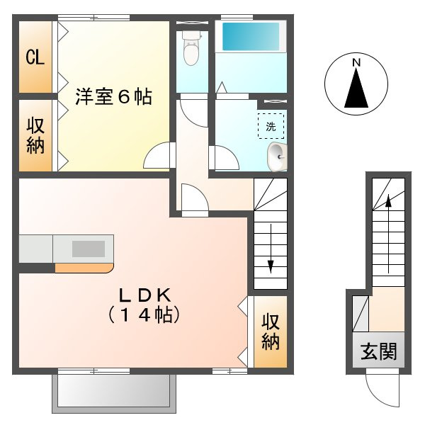 ＨＡＰＰＩＮＥＳＳくにしろＣの外観