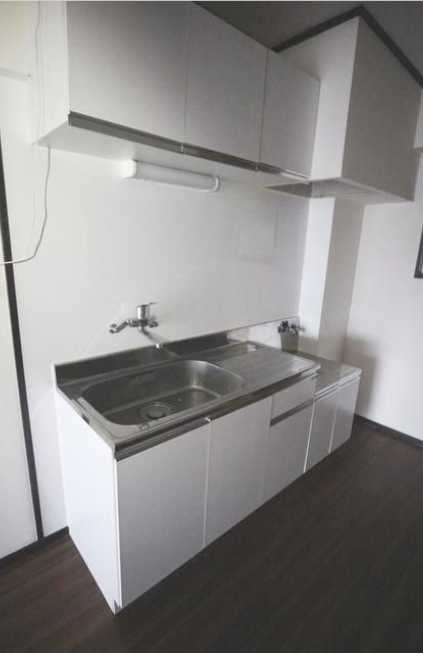 日香苑Ⅰ　礼金0　最上階　南向きのキッチン