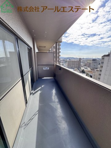 ライオンズマンション姫路東今宿　JR姫新線「播磨高岡駅」徒歩14分のバルコニー