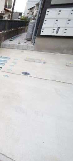 OKEGAWA　BASEのエントランス