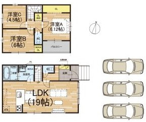 【間取り】 | K41310-1期4号地市原野