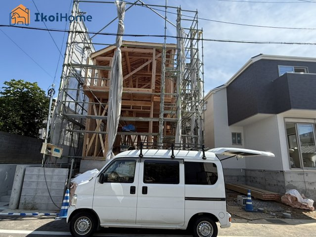 明石市太寺天王町　全3棟　1号棟　新築戸建の外観|新築3区画！明石駅徒歩19分！人丸駅徒歩15分！2WAYアクセス！駐車スペース2台！前面道路広々！