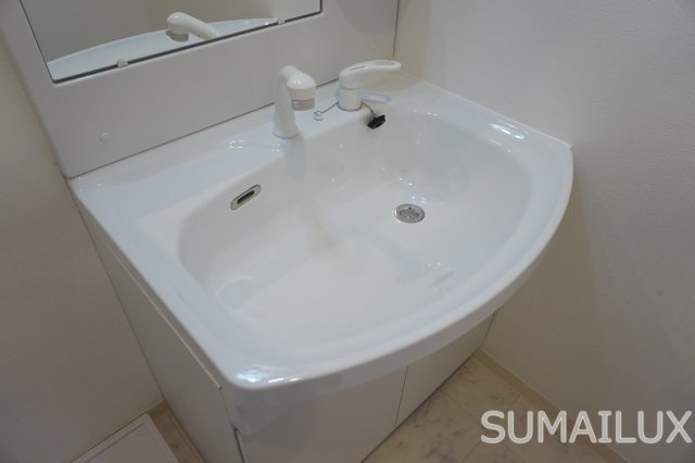 熊本市中央区京町本丁の賃貸マンションの洗面所