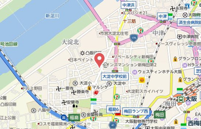 【地図】 | サクラティアラ新梅田