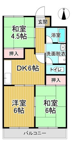 レジデンスYMMの間取り