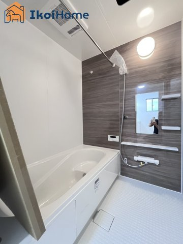 明石市太寺天王町　全3棟　2号棟　新築戸建の浴室|【ホームページに現地動画掲載中】●年中無休：当日予約可●1坪タイプの広々したユニットバスになります。