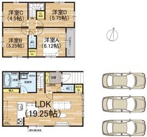 【間取り】 | K41311-1期5号地市原野